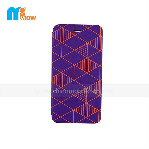 Purple iPhone 6 Plus PU Leather Case