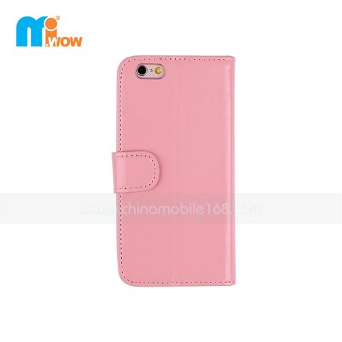 Pink Stand Phone Leather Case for iPhone 6