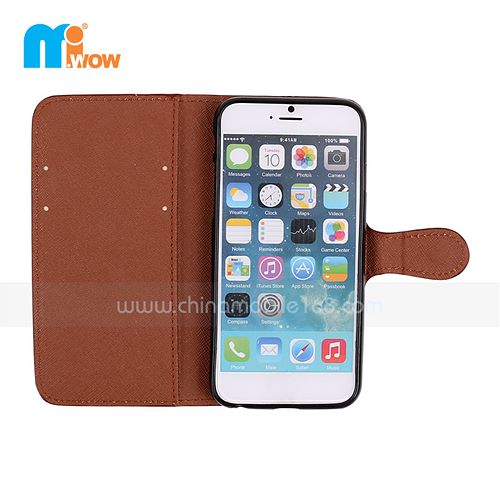 Leather Flip Stand Case for Iphone 6