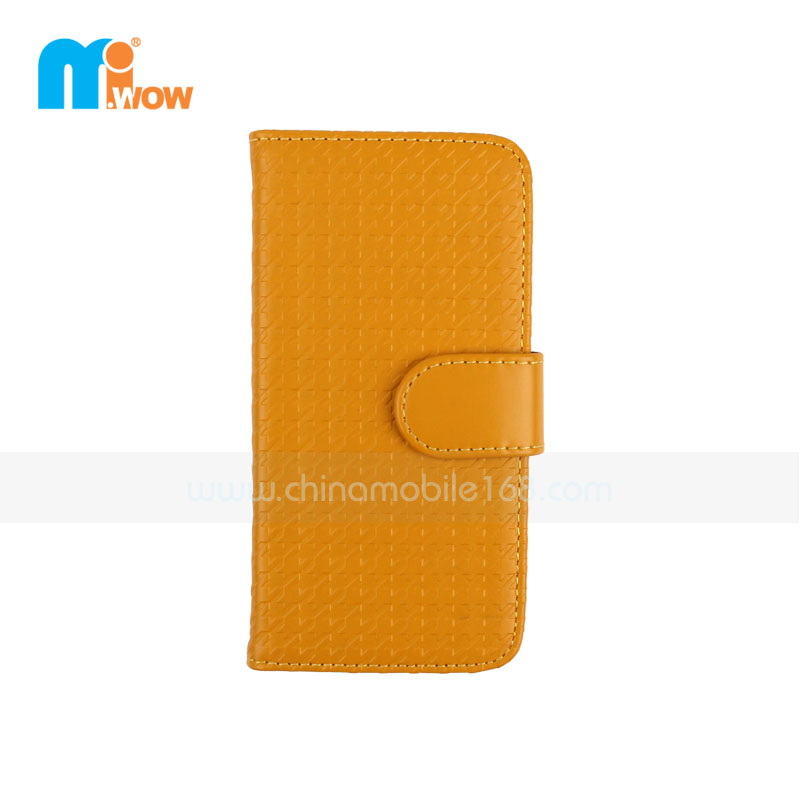 Yellow leather Case for iphone 6
