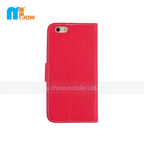 Red Faux Leather Wallet Iphone 6 Case