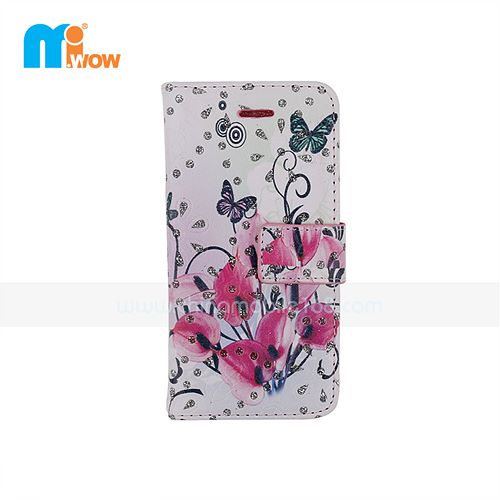 Floral Pattern Stand Wallet for Iphone 6