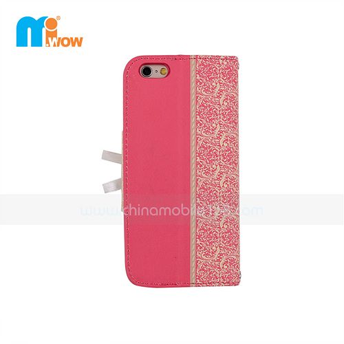 Fashion Lace Flip Cover Case For Iphone 6