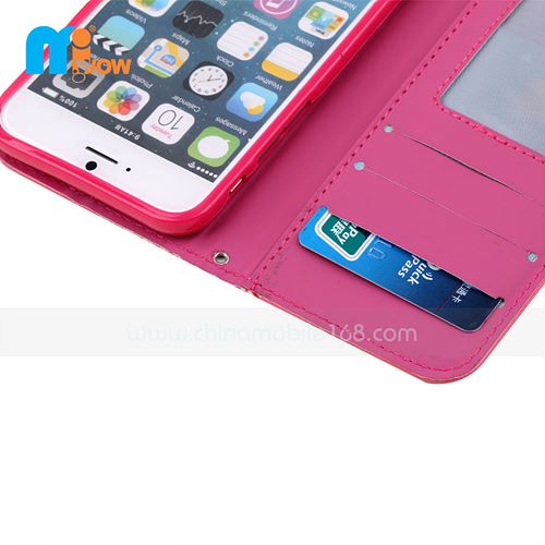 Fashion Lace Flip Cover Case For Iphone 6