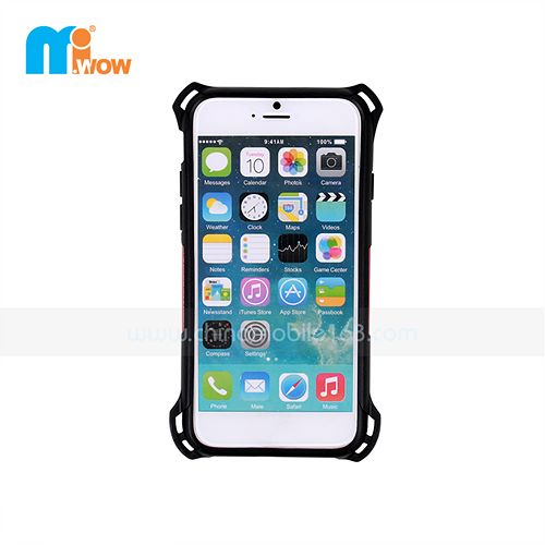 Lanyard Hole Hit Color Mobile Phone Case For Iphone 6