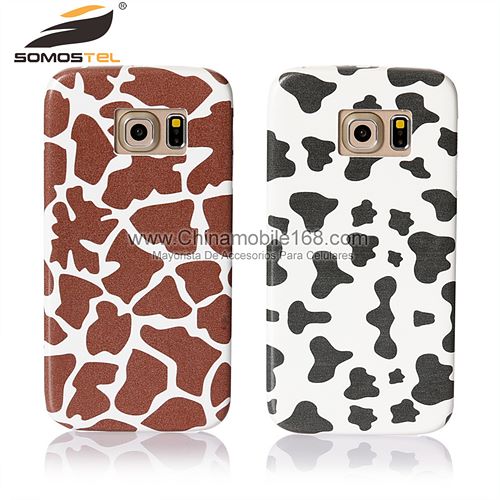 Fashion ultra thin PU painted cell phone case for Samsung