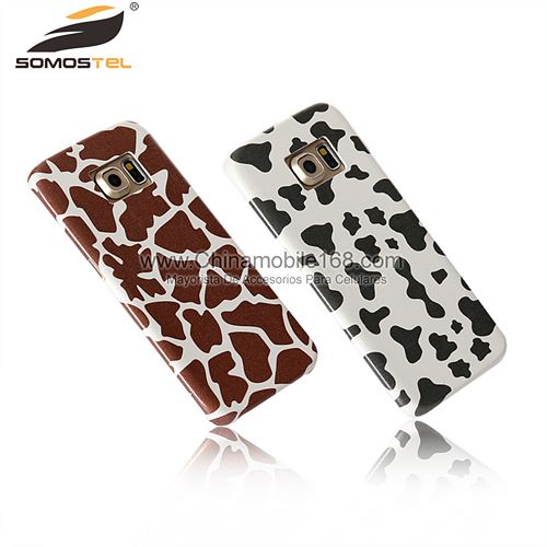 Fashion ultra thin PU painted cell phone case for Samsung