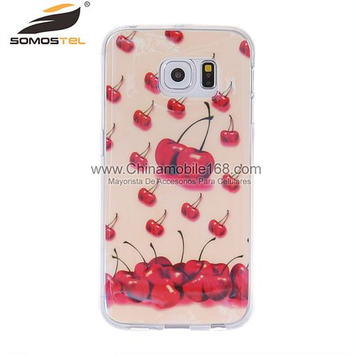 TPU flower pattern cell phone case supplier