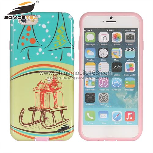 Color pattern cell phone case