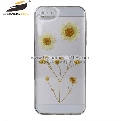 Sunflower pressed flower phone case supplier