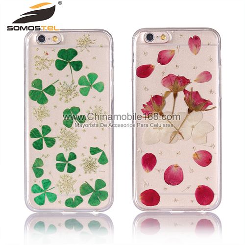 Handmade pressed flowers personalized phone cases