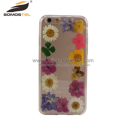 handmade petal pressed flower cell phone case