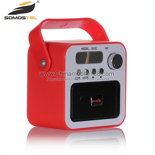Red Handle Portable Mini Bluetooth Speaker