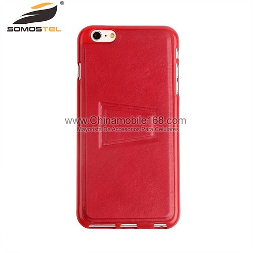 Leather Case with Stand for Mobile Phone
