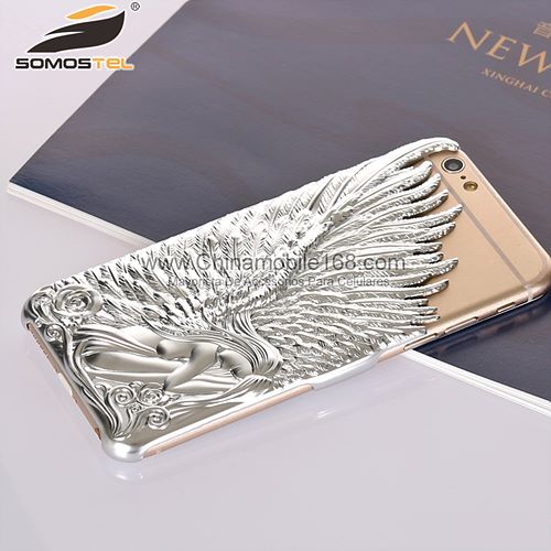Fashion Angel Wings Electroplate Case Cover for iPhone 6