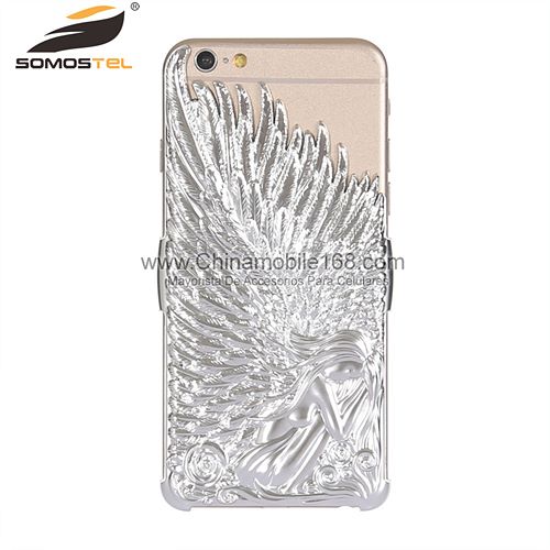 Fashion Angel Wings Electroplate Case Cover for iPhone 6