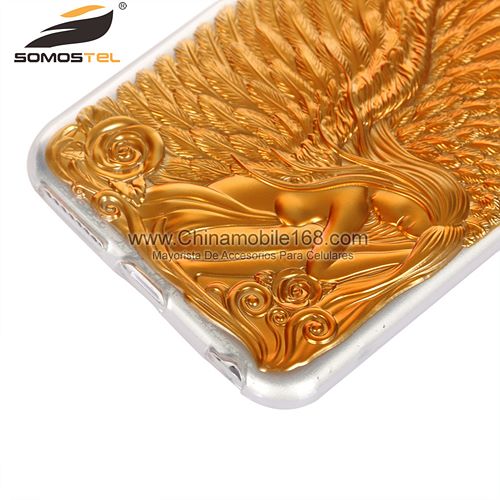 Embossing Angel Wings Protector Case II for iPhone 6 Plus