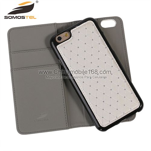 white 2 in 1 cell phone leather case