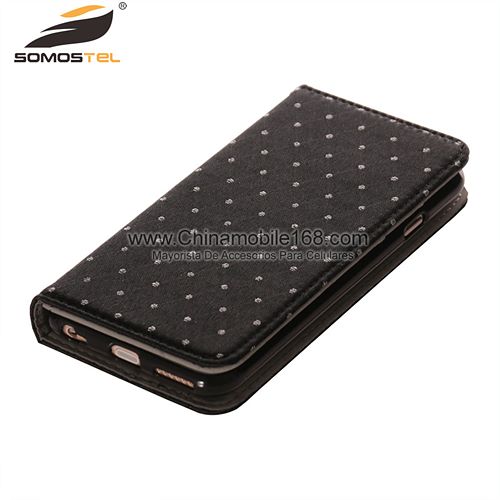 black 2 in 1 cell phone leather case