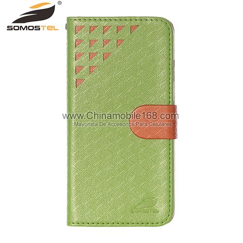 Hollow out Hit Color Flip Stand PU Leather Wallet Case