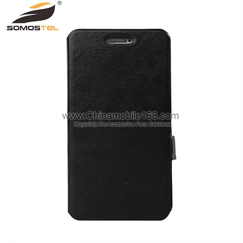 Window View Universal Leather Cell Phone Case