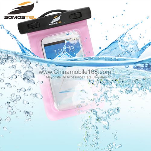 Bolso Universal anti-agua para celulares Rosa