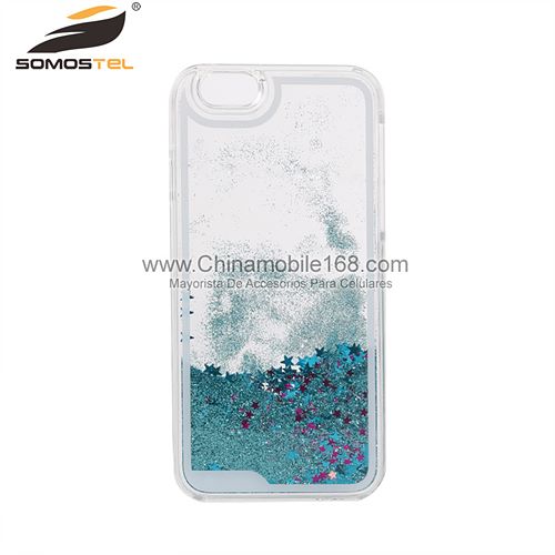 Glitter Star Quicksand Cell Phone Case