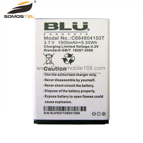 Battery for BLU 3.7V 1500mAh C684804150T