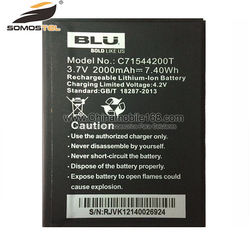 batería BLU 3.7V 2000mAh C726004200T