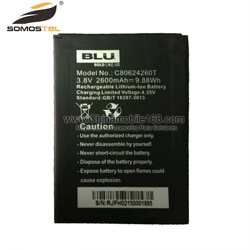 Battery for BLU 3.8V 2600mAh C80624260T